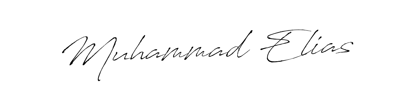 Create a beautiful signature design for name Muhammad Elias. With this signature (Antro_Vectra) fonts, you can make a handwritten signature for free. Muhammad Elias signature style 6 images and pictures png