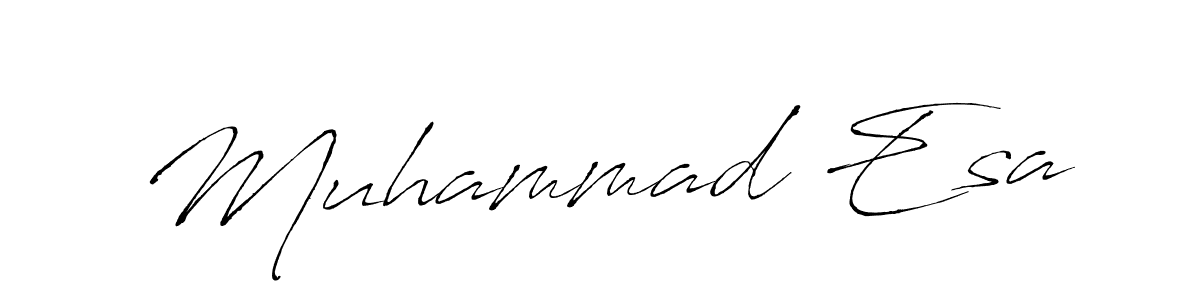 if you are searching for the best signature style for your name Muhammad Esa. so please give up your signature search. here we have designed multiple signature styles  using Antro_Vectra. Muhammad Esa signature style 6 images and pictures png