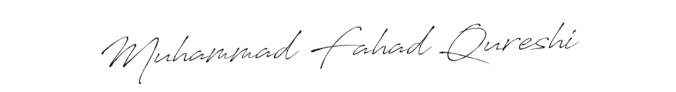 Muhammad Fahad Qureshi stylish signature style. Best Handwritten Sign (Antro_Vectra) for my name. Handwritten Signature Collection Ideas for my name Muhammad Fahad Qureshi. Muhammad Fahad Qureshi signature style 6 images and pictures png