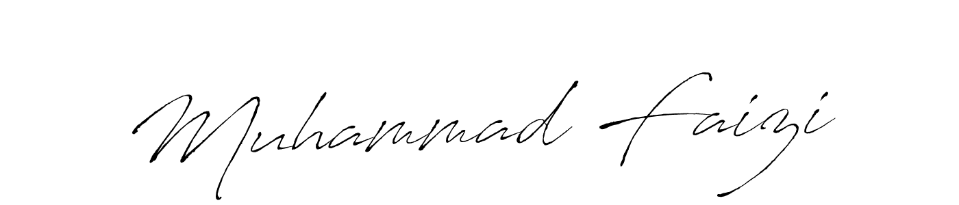 Create a beautiful signature design for name Muhammad Faizi. With this signature (Antro_Vectra) fonts, you can make a handwritten signature for free. Muhammad Faizi signature style 6 images and pictures png