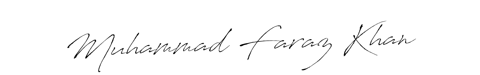 It looks lik you need a new signature style for name Muhammad Faraz Khan. Design unique handwritten (Antro_Vectra) signature with our free signature maker in just a few clicks. Muhammad Faraz Khan signature style 6 images and pictures png