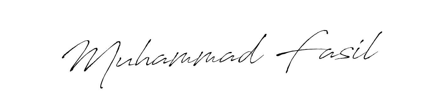 Design your own signature with our free online signature maker. With this signature software, you can create a handwritten (Antro_Vectra) signature for name Muhammad Fasil. Muhammad Fasil signature style 6 images and pictures png