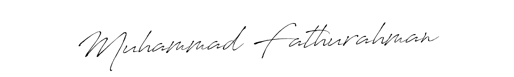 Muhammad Fathurahman stylish signature style. Best Handwritten Sign (Antro_Vectra) for my name. Handwritten Signature Collection Ideas for my name Muhammad Fathurahman. Muhammad Fathurahman signature style 6 images and pictures png