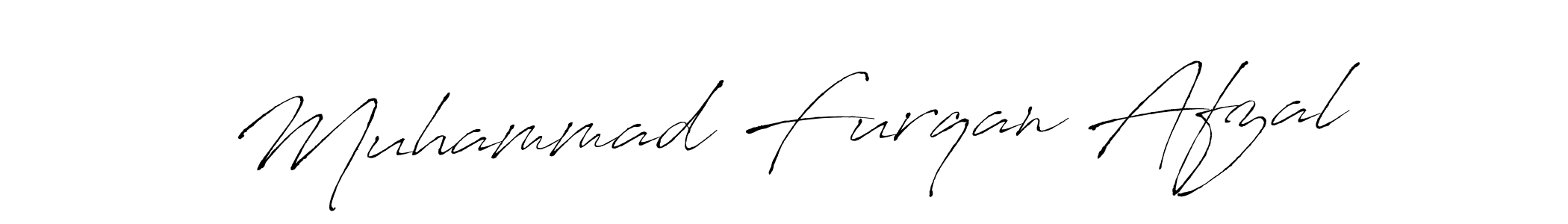 Create a beautiful signature design for name Muhammad Furqan Afzal. With this signature (Antro_Vectra) fonts, you can make a handwritten signature for free. Muhammad Furqan Afzal signature style 6 images and pictures png