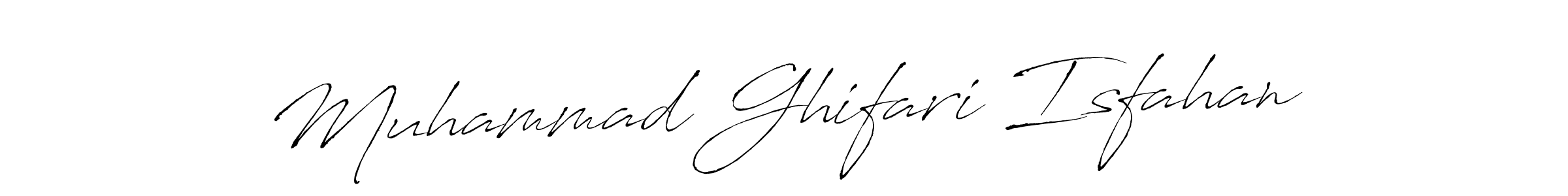 Once you've used our free online signature maker to create your best signature Antro_Vectra style, it's time to enjoy all of the benefits that Muhammad Ghifari Isfahan name signing documents. Muhammad Ghifari Isfahan signature style 6 images and pictures png