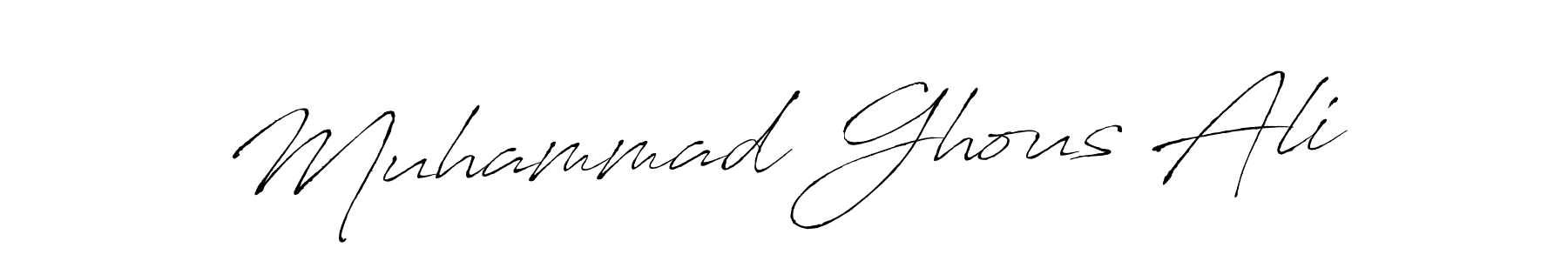 Antro_Vectra is a professional signature style that is perfect for those who want to add a touch of class to their signature. It is also a great choice for those who want to make their signature more unique. Get Muhammad Ghous Ali name to fancy signature for free. Muhammad Ghous Ali signature style 6 images and pictures png