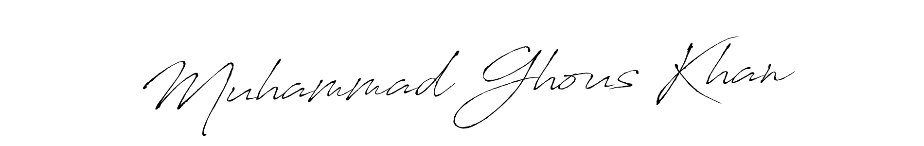 Also we have Muhammad Ghous Khan name is the best signature style. Create professional handwritten signature collection using Antro_Vectra autograph style. Muhammad Ghous Khan signature style 6 images and pictures png