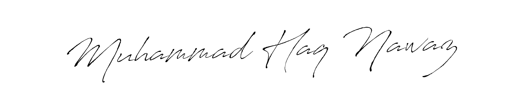 Antro_Vectra is a professional signature style that is perfect for those who want to add a touch of class to their signature. It is also a great choice for those who want to make their signature more unique. Get Muhammad Haq Nawaz name to fancy signature for free. Muhammad Haq Nawaz signature style 6 images and pictures png