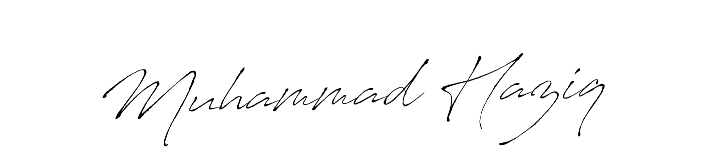 You should practise on your own different ways (Antro_Vectra) to write your name (Muhammad Haziq) in signature. don't let someone else do it for you. Muhammad Haziq signature style 6 images and pictures png