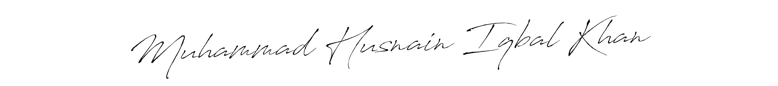 Also we have Muhammad Husnain Iqbal Khan name is the best signature style. Create professional handwritten signature collection using Antro_Vectra autograph style. Muhammad Husnain Iqbal Khan signature style 6 images and pictures png