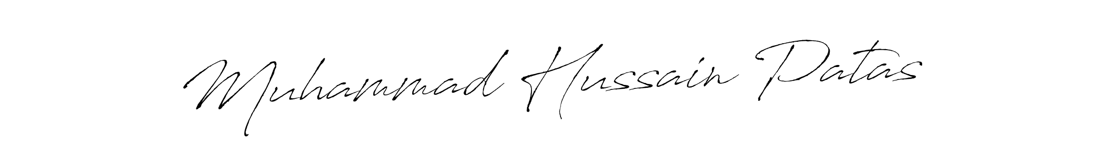 Design your own signature with our free online signature maker. With this signature software, you can create a handwritten (Antro_Vectra) signature for name Muhammad Hussain Patas. Muhammad Hussain Patas signature style 6 images and pictures png