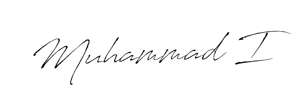 Use a signature maker to create a handwritten signature online. With this signature software, you can design (Antro_Vectra) your own signature for name Muhammad I. Muhammad I signature style 6 images and pictures png