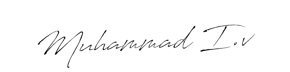 Use a signature maker to create a handwritten signature online. With this signature software, you can design (Antro_Vectra) your own signature for name Muhammad I.v. Muhammad I.v signature style 6 images and pictures png