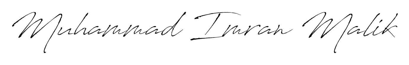 Also we have Muhammad Imran Malik name is the best signature style. Create professional handwritten signature collection using Antro_Vectra autograph style. Muhammad Imran Malik signature style 6 images and pictures png