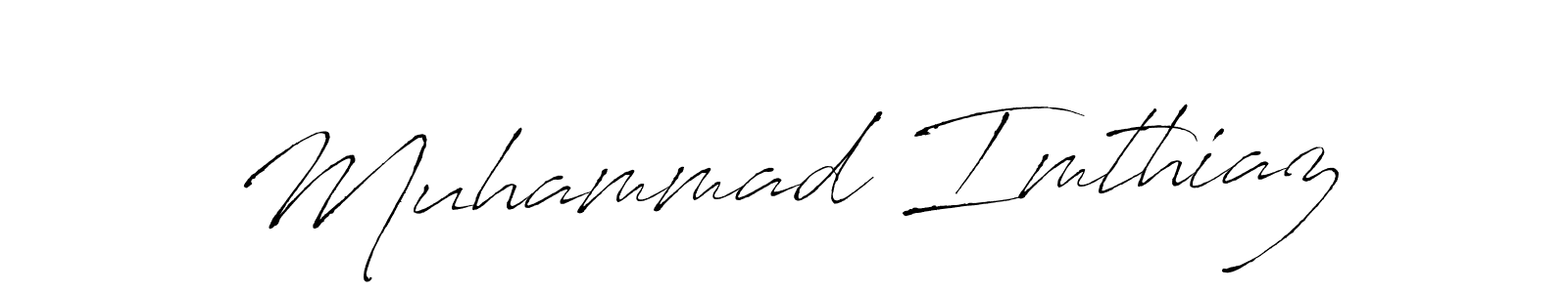 Create a beautiful signature design for name Muhammad Imthiaz. With this signature (Antro_Vectra) fonts, you can make a handwritten signature for free. Muhammad Imthiaz signature style 6 images and pictures png