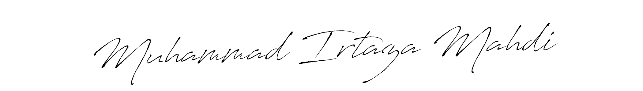 Also You can easily find your signature by using the search form. We will create Muhammad Irtaza Mahdi name handwritten signature images for you free of cost using Antro_Vectra sign style. Muhammad Irtaza Mahdi signature style 6 images and pictures png