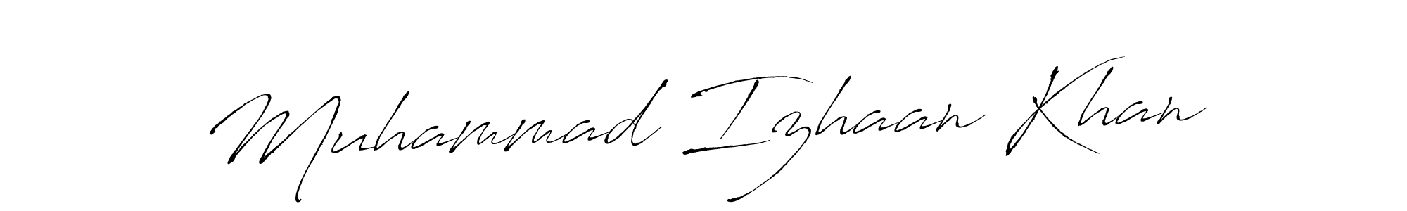 Also You can easily find your signature by using the search form. We will create Muhammad Izhaan Khan name handwritten signature images for you free of cost using Antro_Vectra sign style. Muhammad Izhaan Khan signature style 6 images and pictures png
