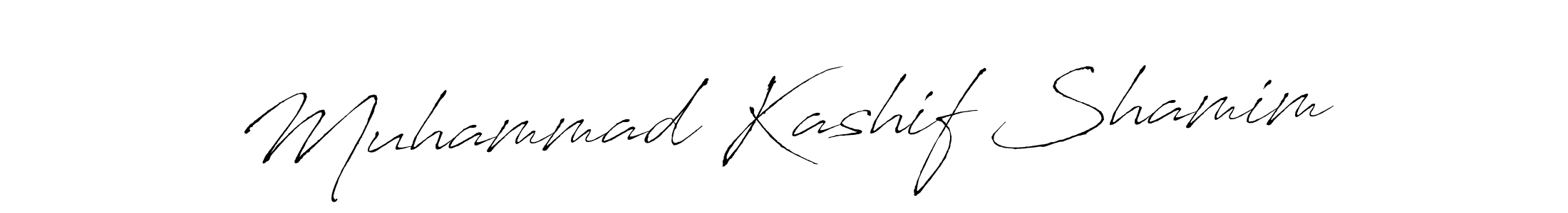 Muhammad Kashif Shamim stylish signature style. Best Handwritten Sign (Antro_Vectra) for my name. Handwritten Signature Collection Ideas for my name Muhammad Kashif Shamim. Muhammad Kashif Shamim signature style 6 images and pictures png