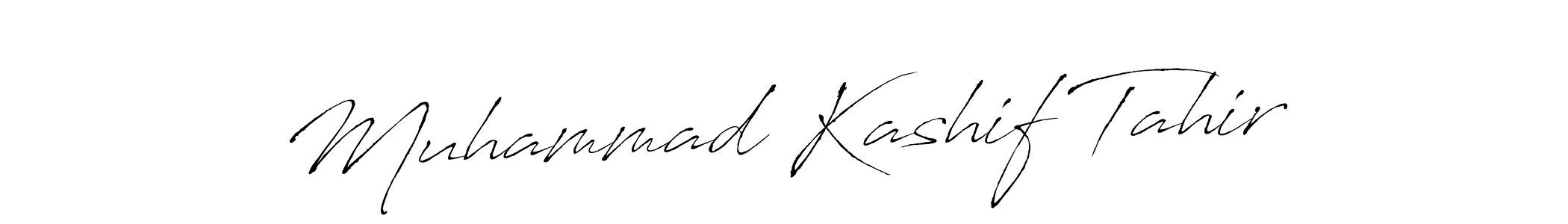 Make a beautiful signature design for name Muhammad Kashif Tahir. With this signature (Antro_Vectra) style, you can create a handwritten signature for free. Muhammad Kashif Tahir signature style 6 images and pictures png