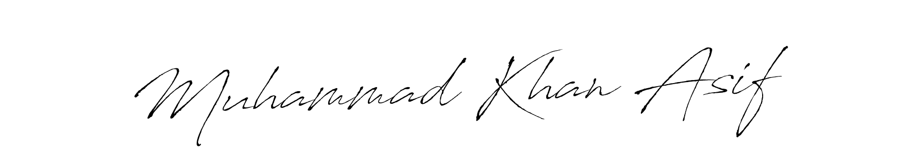 Muhammad Khan Asif stylish signature style. Best Handwritten Sign (Antro_Vectra) for my name. Handwritten Signature Collection Ideas for my name Muhammad Khan Asif. Muhammad Khan Asif signature style 6 images and pictures png