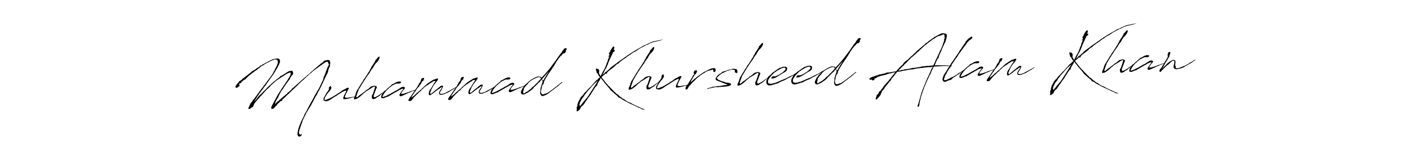 Make a beautiful signature design for name Muhammad Khursheed Alam Khan. Use this online signature maker to create a handwritten signature for free. Muhammad Khursheed Alam Khan signature style 6 images and pictures png