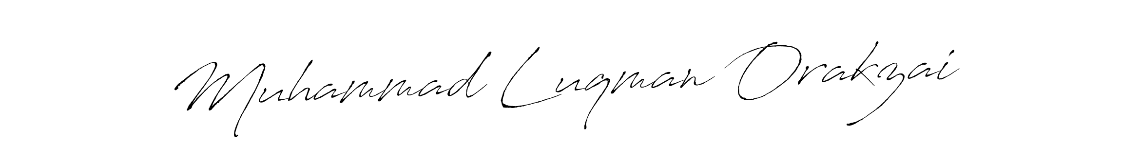 Create a beautiful signature design for name Muhammad Luqman Orakzai. With this signature (Antro_Vectra) fonts, you can make a handwritten signature for free. Muhammad Luqman Orakzai signature style 6 images and pictures png
