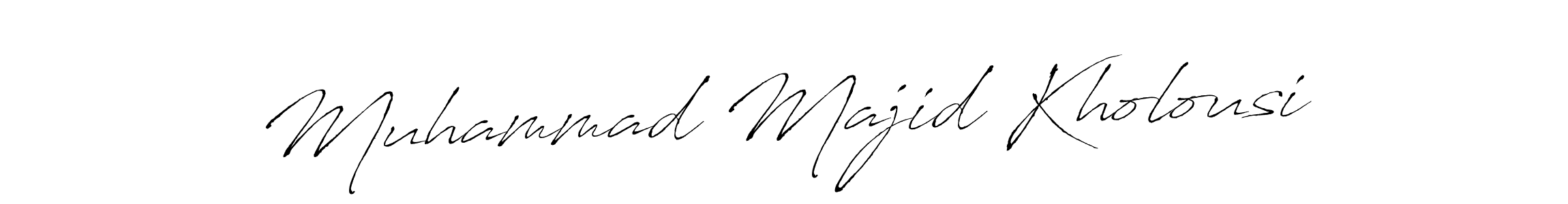 You should practise on your own different ways (Antro_Vectra) to write your name (Muhammad Majid Kholousi) in signature. don't let someone else do it for you. Muhammad Majid Kholousi signature style 6 images and pictures png