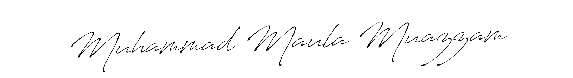 How to make Muhammad Maula Muazzam signature? Antro_Vectra is a professional autograph style. Create handwritten signature for Muhammad Maula Muazzam name. Muhammad Maula Muazzam signature style 6 images and pictures png