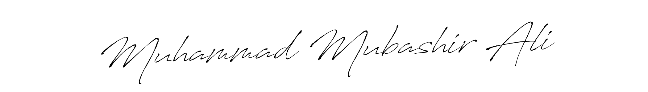 Use a signature maker to create a handwritten signature online. With this signature software, you can design (Antro_Vectra) your own signature for name Muhammad Mubashir Ali. Muhammad Mubashir Ali signature style 6 images and pictures png