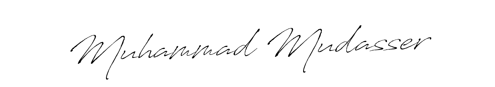 Design your own signature with our free online signature maker. With this signature software, you can create a handwritten (Antro_Vectra) signature for name Muhammad Mudasser. Muhammad Mudasser signature style 6 images and pictures png