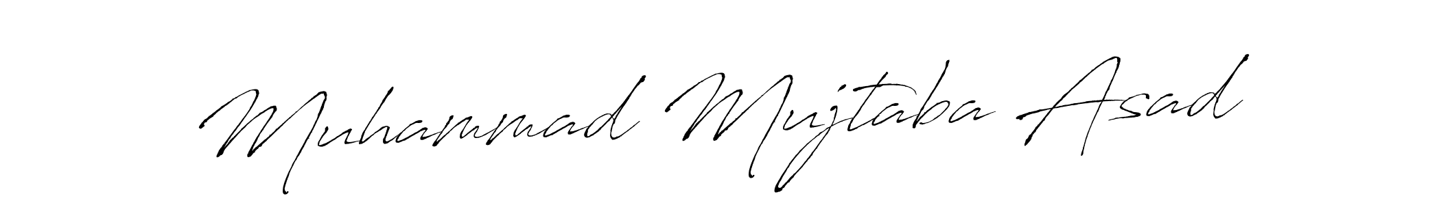 Muhammad Mujtaba Asad stylish signature style. Best Handwritten Sign (Antro_Vectra) for my name. Handwritten Signature Collection Ideas for my name Muhammad Mujtaba Asad. Muhammad Mujtaba Asad signature style 6 images and pictures png