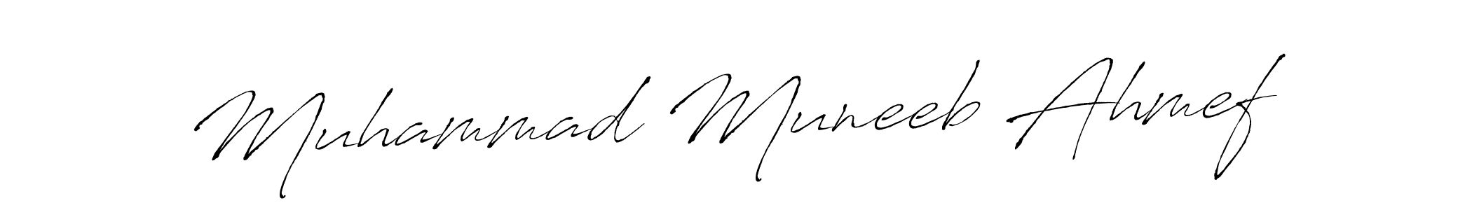 Once you've used our free online signature maker to create your best signature Antro_Vectra style, it's time to enjoy all of the benefits that Muhammad Muneeb Ahmef name signing documents. Muhammad Muneeb Ahmef signature style 6 images and pictures png