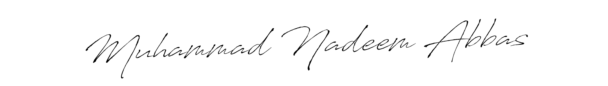 Also we have Muhammad Nadeem Abbas name is the best signature style. Create professional handwritten signature collection using Antro_Vectra autograph style. Muhammad Nadeem Abbas signature style 6 images and pictures png