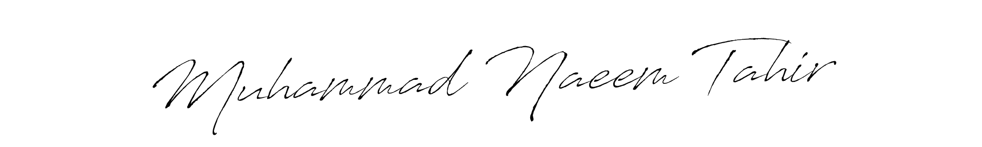 How to make Muhammad Naeem Tahir signature? Antro_Vectra is a professional autograph style. Create handwritten signature for Muhammad Naeem Tahir name. Muhammad Naeem Tahir signature style 6 images and pictures png