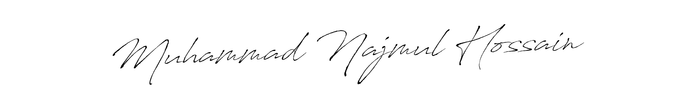 if you are searching for the best signature style for your name Muhammad Najmul Hossain. so please give up your signature search. here we have designed multiple signature styles  using Antro_Vectra. Muhammad Najmul Hossain signature style 6 images and pictures png