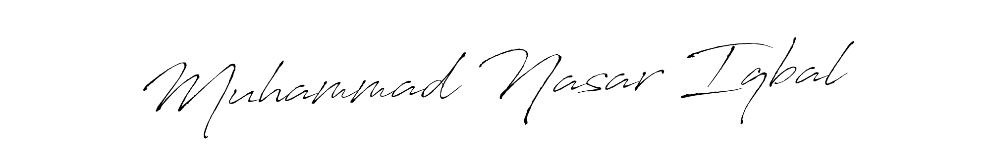 Also You can easily find your signature by using the search form. We will create Muhammad Nasar Iqbal name handwritten signature images for you free of cost using Antro_Vectra sign style. Muhammad Nasar Iqbal signature style 6 images and pictures png