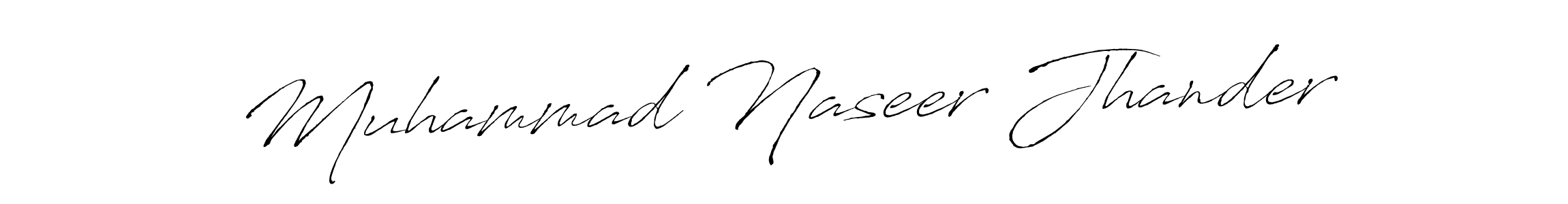 The best way (Antro_Vectra) to make a short signature is to pick only two or three words in your name. The name Muhammad Naseer Jhander include a total of six letters. For converting this name. Muhammad Naseer Jhander signature style 6 images and pictures png