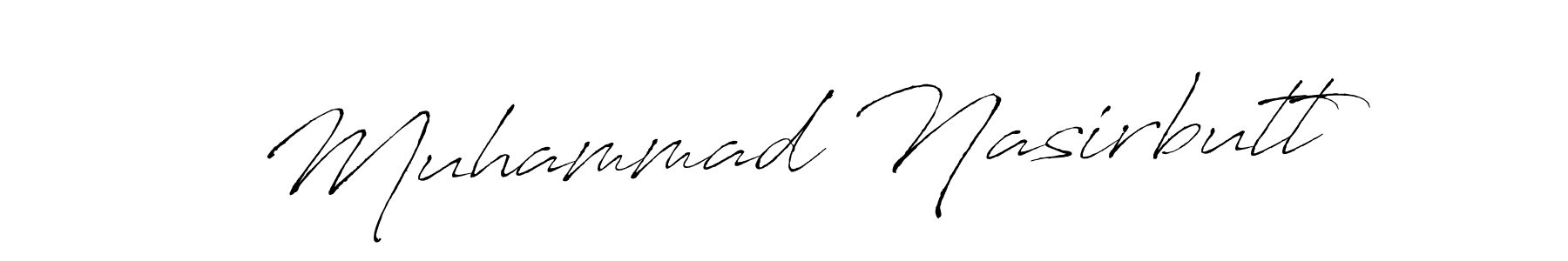 You should practise on your own different ways (Antro_Vectra) to write your name (Muhammad Nasirbutt) in signature. don't let someone else do it for you. Muhammad Nasirbutt signature style 6 images and pictures png