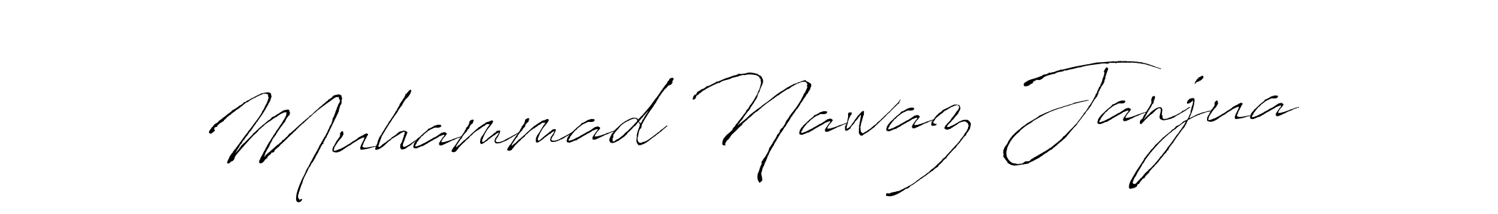 Make a beautiful signature design for name Muhammad Nawaz Janjua. With this signature (Antro_Vectra) style, you can create a handwritten signature for free. Muhammad Nawaz Janjua signature style 6 images and pictures png