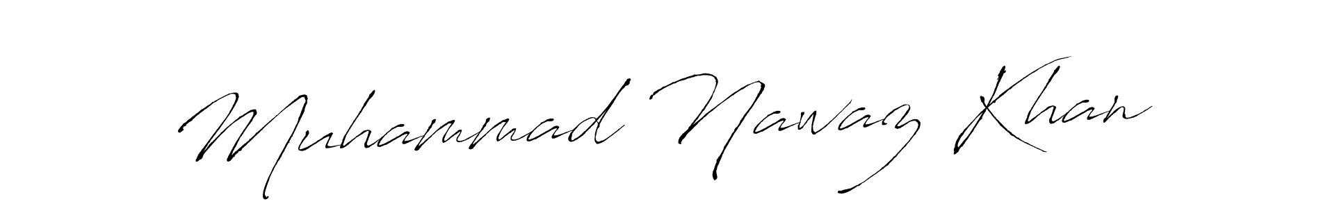 Design your own signature with our free online signature maker. With this signature software, you can create a handwritten (Antro_Vectra) signature for name Muhammad Nawaz Khan. Muhammad Nawaz Khan signature style 6 images and pictures png