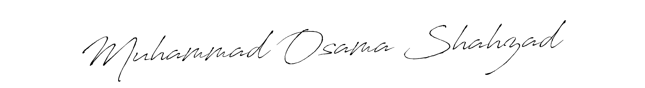 Muhammad Osama Shahzad stylish signature style. Best Handwritten Sign (Antro_Vectra) for my name. Handwritten Signature Collection Ideas for my name Muhammad Osama Shahzad. Muhammad Osama Shahzad signature style 6 images and pictures png