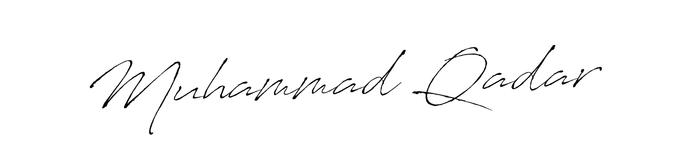 Also we have Muhammad Qadar name is the best signature style. Create professional handwritten signature collection using Antro_Vectra autograph style. Muhammad Qadar signature style 6 images and pictures png