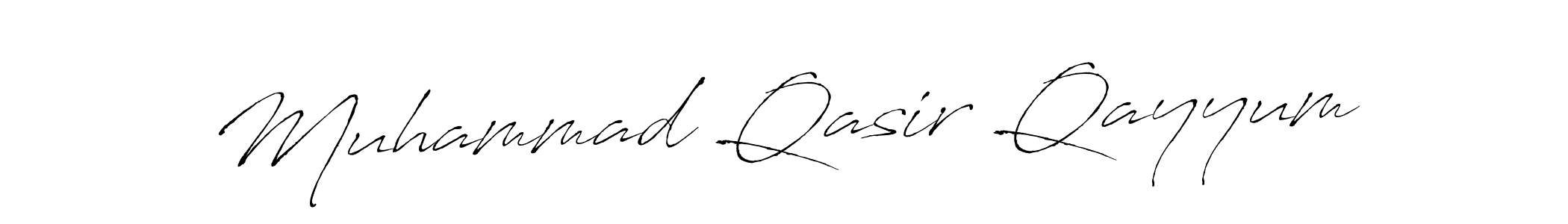 The best way (Antro_Vectra) to make a short signature is to pick only two or three words in your name. The name Muhammad Qasir Qayyum include a total of six letters. For converting this name. Muhammad Qasir Qayyum signature style 6 images and pictures png