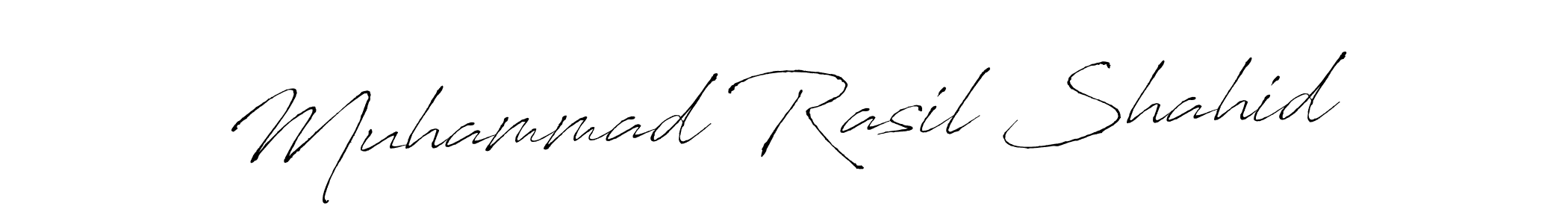 if you are searching for the best signature style for your name Muhammad Rasil Shahid. so please give up your signature search. here we have designed multiple signature styles  using Antro_Vectra. Muhammad Rasil Shahid signature style 6 images and pictures png