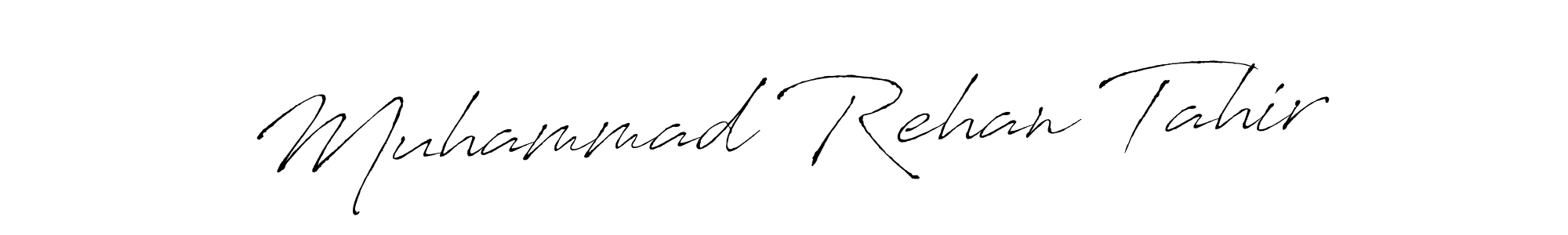How to make Muhammad Rehan Tahir signature? Antro_Vectra is a professional autograph style. Create handwritten signature for Muhammad Rehan Tahir name. Muhammad Rehan Tahir signature style 6 images and pictures png