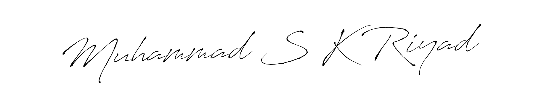 Make a short Muhammad S K Riyad signature style. Manage your documents anywhere anytime using Antro_Vectra. Create and add eSignatures, submit forms, share and send files easily. Muhammad S K Riyad signature style 6 images and pictures png