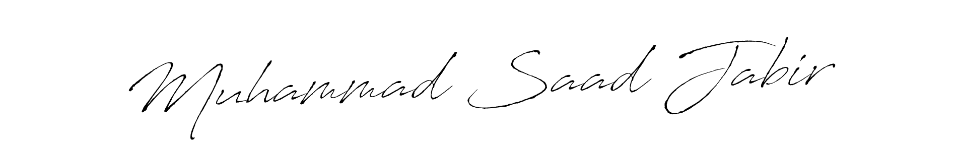 Muhammad Saad Jabir stylish signature style. Best Handwritten Sign (Antro_Vectra) for my name. Handwritten Signature Collection Ideas for my name Muhammad Saad Jabir. Muhammad Saad Jabir signature style 6 images and pictures png