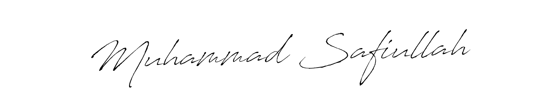 Muhammad Safiullah stylish signature style. Best Handwritten Sign (Antro_Vectra) for my name. Handwritten Signature Collection Ideas for my name Muhammad Safiullah. Muhammad Safiullah signature style 6 images and pictures png