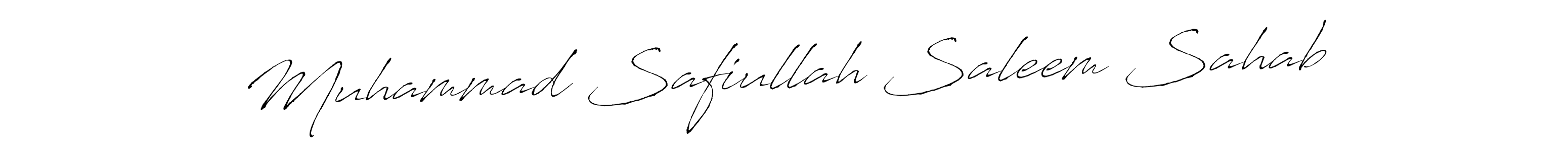 Muhammad Safiullah Saleem Sahab stylish signature style. Best Handwritten Sign (Antro_Vectra) for my name. Handwritten Signature Collection Ideas for my name Muhammad Safiullah Saleem Sahab. Muhammad Safiullah Saleem Sahab signature style 6 images and pictures png