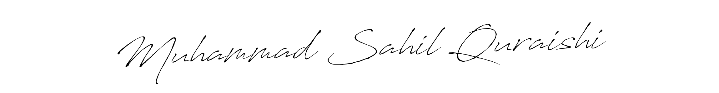 It looks lik you need a new signature style for name Muhammad Sahil Quraishi. Design unique handwritten (Antro_Vectra) signature with our free signature maker in just a few clicks. Muhammad Sahil Quraishi signature style 6 images and pictures png